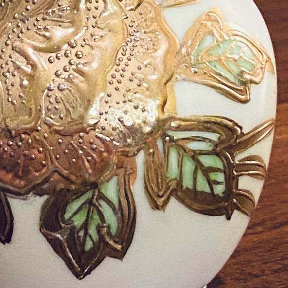 🌟2xHP🌟ANTQ 1920-30s Gilded Porcelain Ewer (Decorative Pitcher) Shofu of Nagoya - Picture 3 of 11